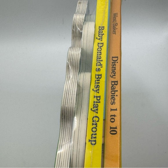 Vintage Disney Snow White Pooh Mickey Donald Golden Sturdy Shape Book LOT 4 New - Picture 3 of 9